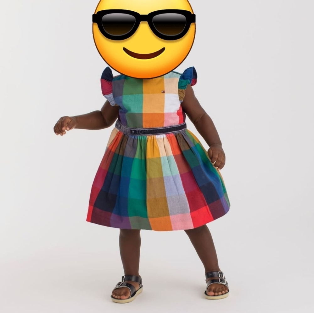Plaid Tommy Hilfiger Baby Girl Toddler Sun Dress